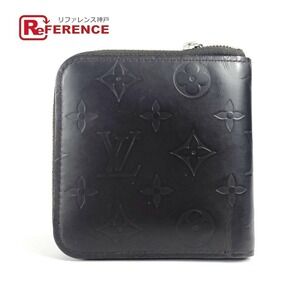 Louis Vuitton Glace Porte Bie Monnaie Zip Wallet Zipper Bi fold Brown